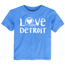 Detroit Loves Football Chalk Art Baby/Toddler T-Shirt -LB