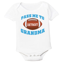 Detroit Football Pass Me to GrandMa Baby Bodysuit