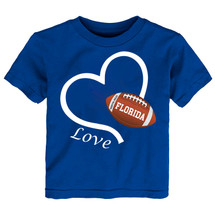 Florida Loves Football Heart Youth T-Shirt