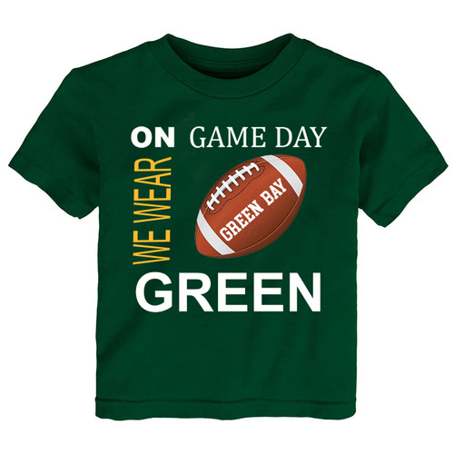 Green Bay Football On GameDay Youth T-Shirt -GRN