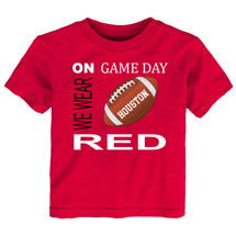 Houston Football On GameDay Baby/Toddler T-Shirt -RED