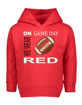 Houston Football On GameDay Toddler Hoodie with Side Pockets -RED