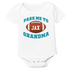 Jacksonville Football Pass Me to GrandMa Baby Bodysuit