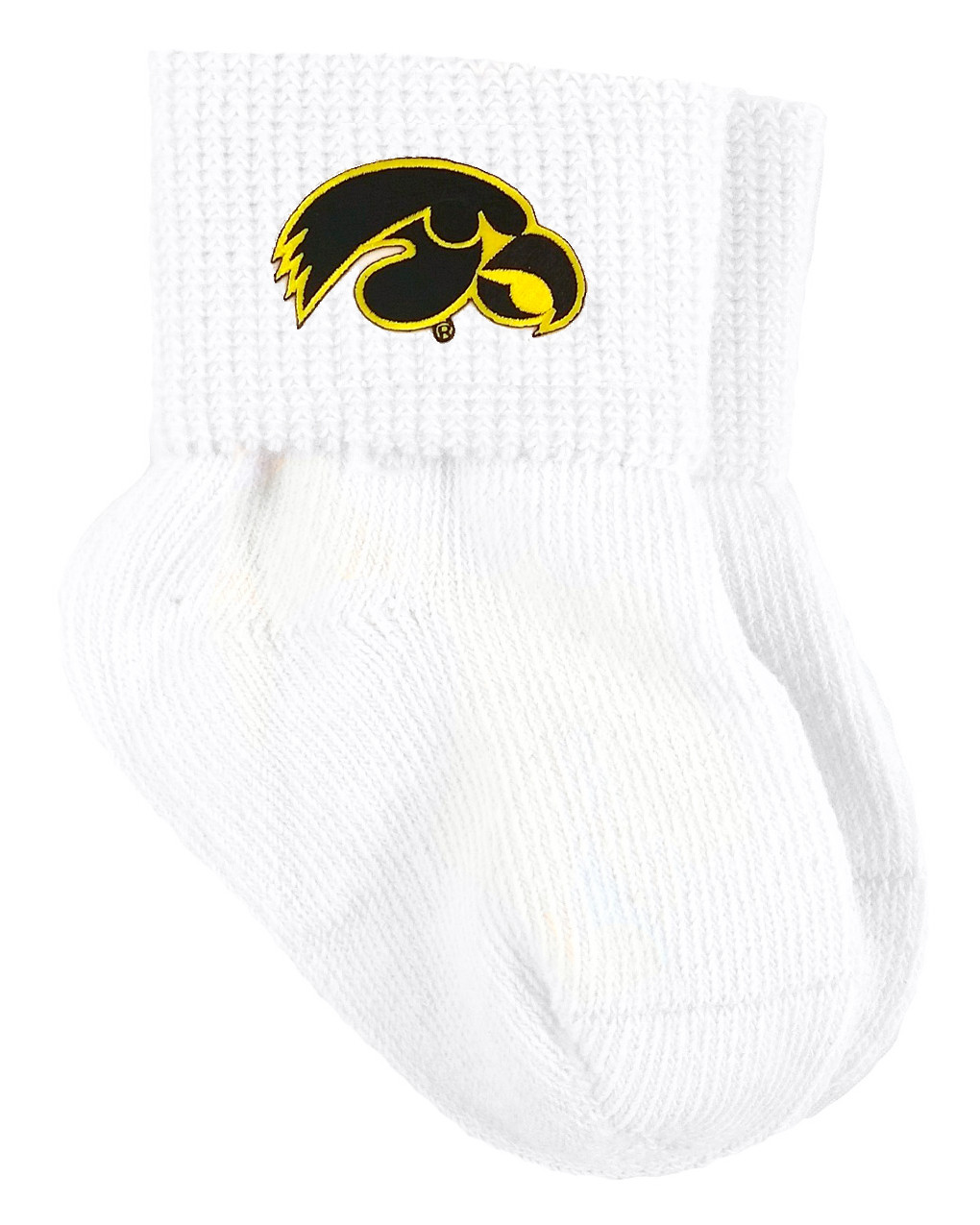 Future Tailgater Iowa Hawkeyes Newborn Baby Knit Cap and Socks Set