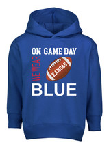 Kansas Football On GameDay Toddler Hoodie with Side Pockets -ROY