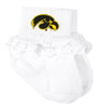 Iowa Hawkeyes Baby Laced Sock Booties