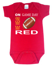 Kansas City Football On GameDay Baby Bodysuit -RED