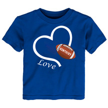 Football Love Heart Baby/Toddler T-Shirt for Kentucky Fans