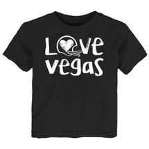 Las Vegas Loves Football Chalk Art Baby/Toddler T-Shirt -BLK