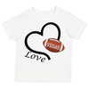 Las Vegas Loves Football Heart Youth T-Shirt