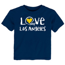 Los Angeles Loves Football Chalk Art Baby/Toddler T-Shirt -NV
