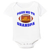 Los Angeles Football Pass Me to GrandPa Baby Bodysuit