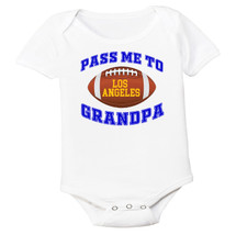 Los Angeles Football Pass Me to GrandPa Baby Bodysuit