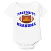 Los Angeles Football Pass Me to GrandMa Baby Bodysuit