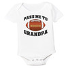 Missouri Football Pass Me to GrandPa Baby Bodysuit