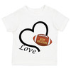 New Orleans Loves Football Heart Youth T-Shirt