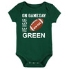 New York Green Football On GameDay Baby Bodysuit -ROY