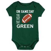 New York Green Football On GameDay Baby Bodysuit -ROY