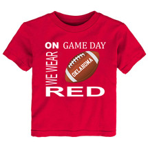 Oklahoma Football On GameDay Baby/Toddler T-Shirt -RED
