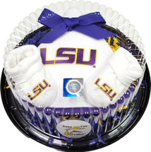 LSU Tigers Piece of Cake Baby Gift Set