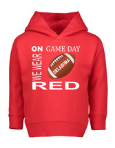 Oklahoma Football On GameDay Toddler Hoodie with Side Pockets -RED