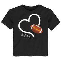 Pittsburgh Loves Football Heart Baby/Toddler T-Shirt