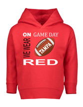 Tampa Football On GameDay Toddler Hoodie with Side Pockets -RED