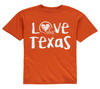 Texas Loves Football Chalk Art Baby/Toddler T-Shirt -txORA