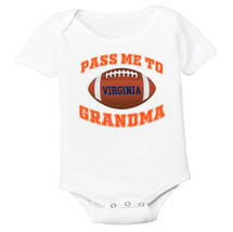 Virginia Football Pass Me to GrandMa Baby Bodysuit