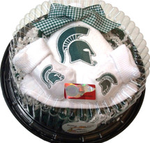 Michigan State Spartans Piece of Cake Baby Gift Set