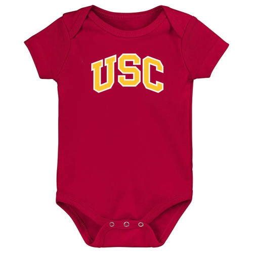 USC Trojans Southern California LOGO Baby Bodysuit