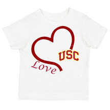 USC Trojans Southern California Love Heart Baby/Toddler TShirt