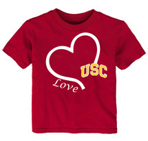 USC Trojans Southern California Officially Licensed Love Heart Baby/Toddler T-Shirt 