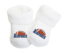 Air Force Football Baby Toe Booties