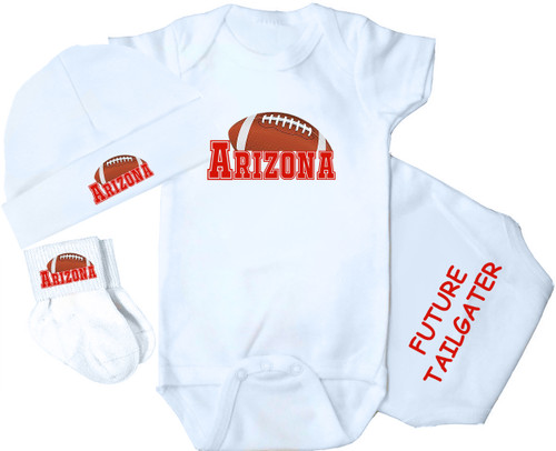 Arizona Football Baby 3 Piece Set