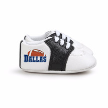 Dallas Football Pre-Walker Baby Shoes - Black Trim