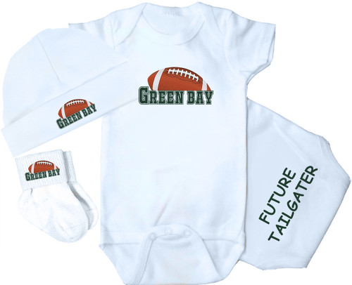 Green Bay Football Baby 3 Piece Set