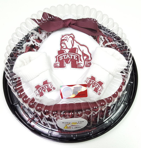 Mississippi State Bulldogs Piece of Cake Baby Gift Set