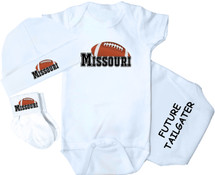 Missouri Football Baby 3 Piece Set
