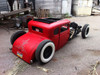 28-31 Ford Model A Coupe Sliding Ragtop 40"x40" Installed Open Rear