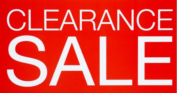 CLEARANCE SALE