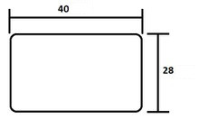 Barcode Labels | Direct Thermal Labels | 40x28x40 | Microtrade