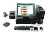 Point of Sale System with 15" Touch Screen monitor