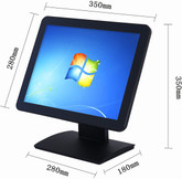 15" Capacitive Touch Screen POS LCD Monitor 