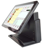 Point of Sale 15" Capacitive Touch Screen Terminal. Spill Resistant. WIFI/Bluetooth MPOS-214BDC.