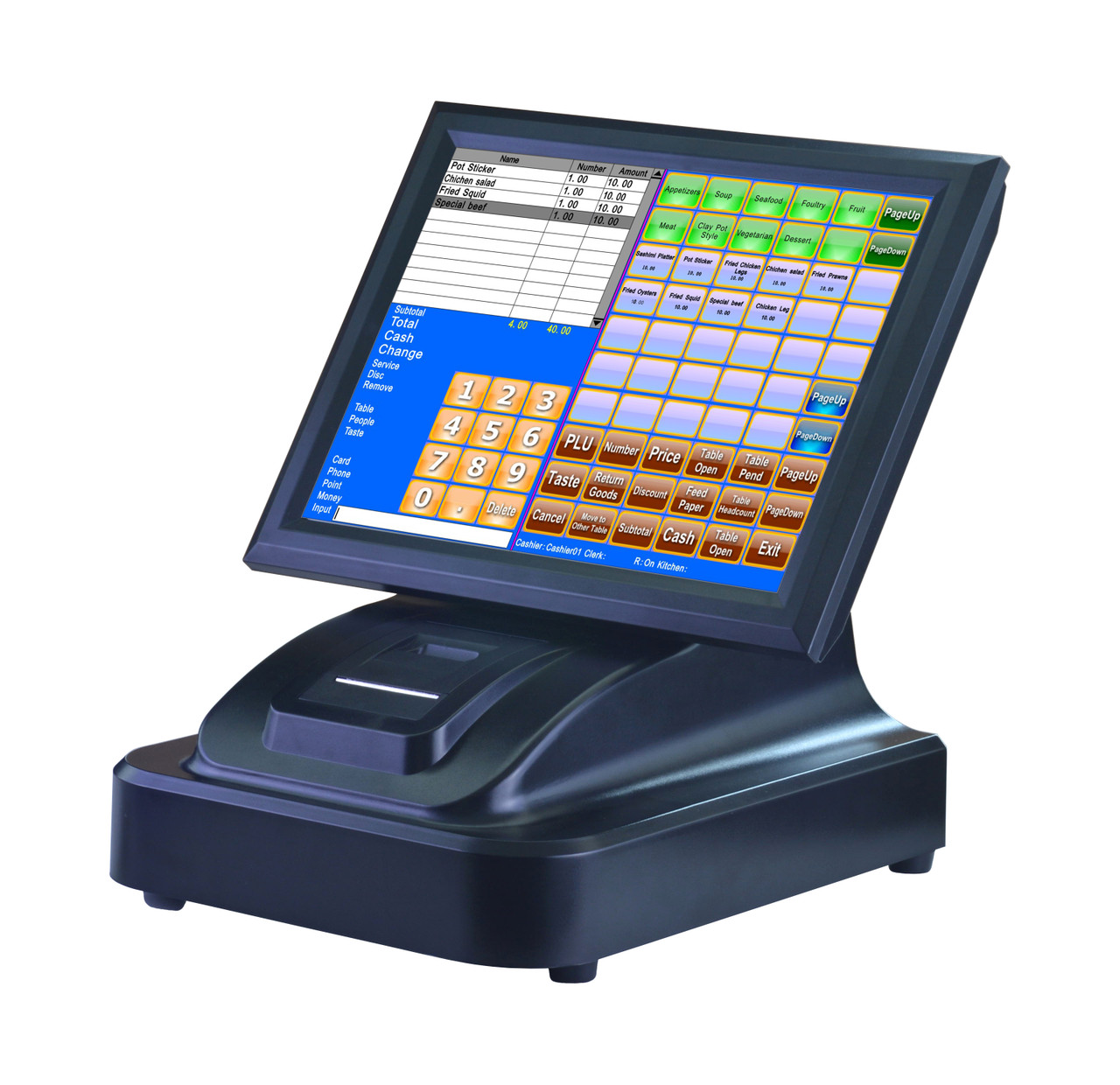 Till cash shop register touch screen