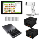 Loyverse Bluetooth Hospitality POS Hardware All in one Bundles with 2 Bluetooth Printers