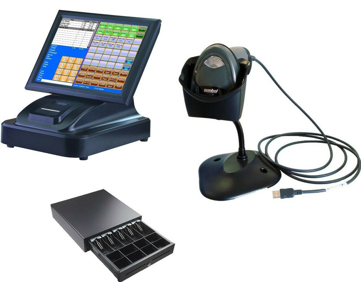 Electronic pos deals cash register system