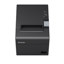 EPSON TM-T82IV Receipt Printer with Built-in USB+Serial (DB9M) + Ethernet, Black. Includes AC Adapter & AC Cable