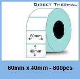 Barcode Labels | Direct Thermal Labels | 60x40x40